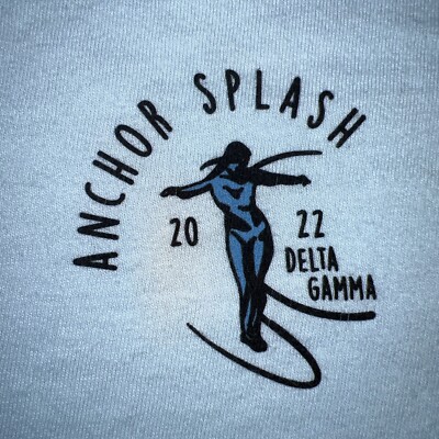 UCLA Bruins Delta Gamma Sorority Anchor Splash  22 Surfing Design Shirt Medium