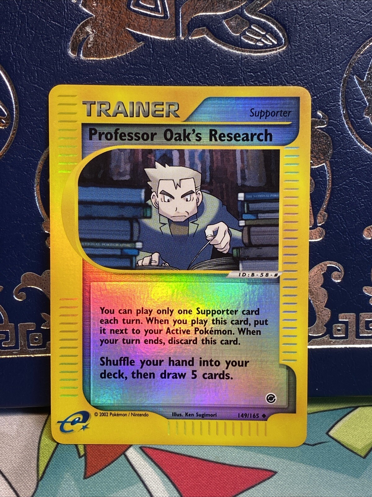 Professor Oak's Research 149/165 REVERSE HOLO Pokemon Expedition NM 2002