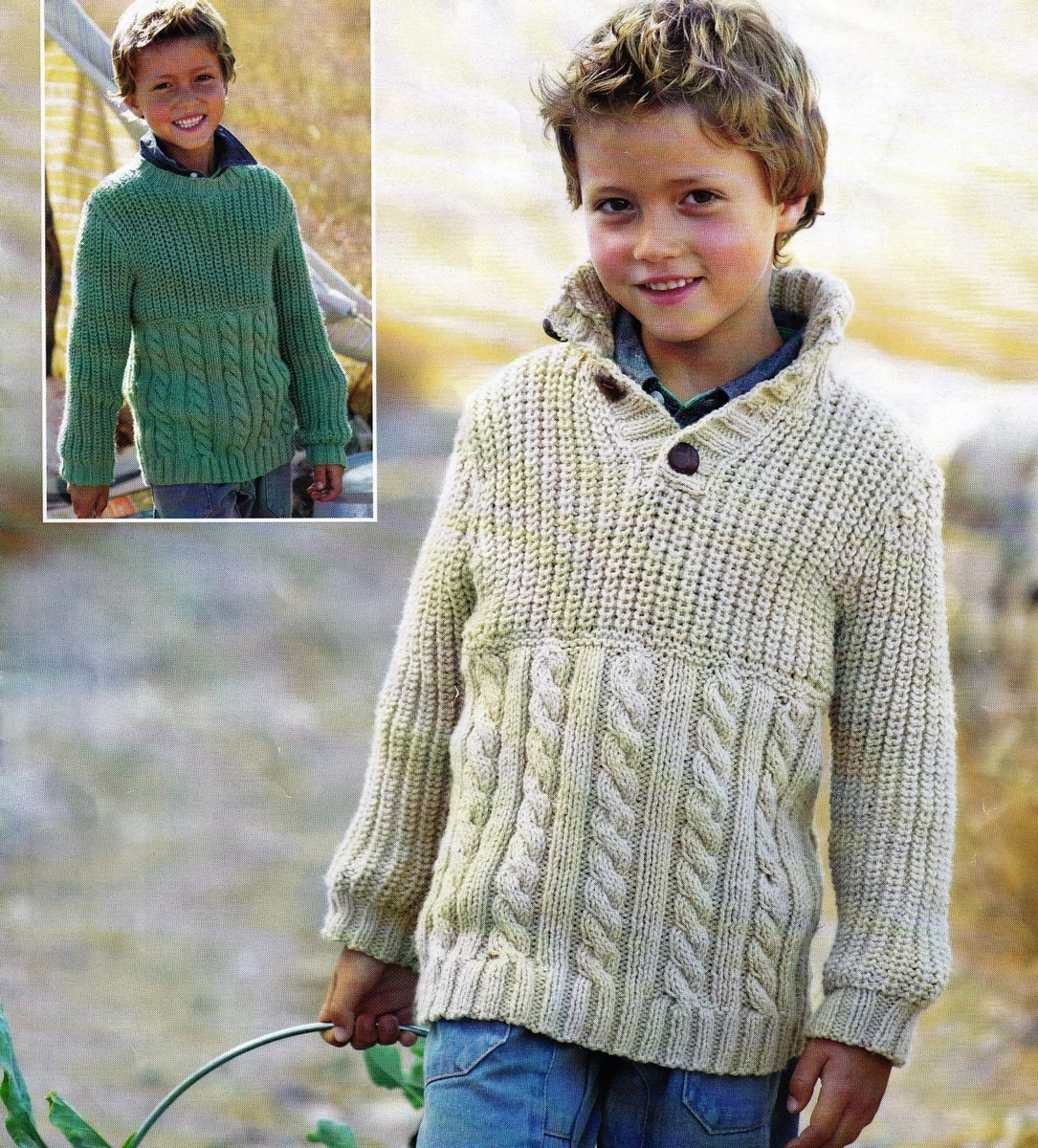 Fisherman knit store sweater pattern