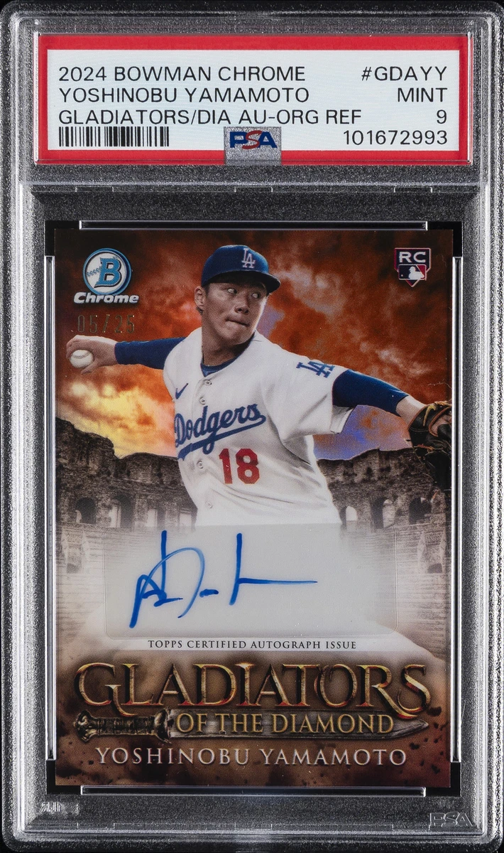 2024 Bowman Chrome - Yoshinobu Yamamoto #GDA-YY for sale | eBay