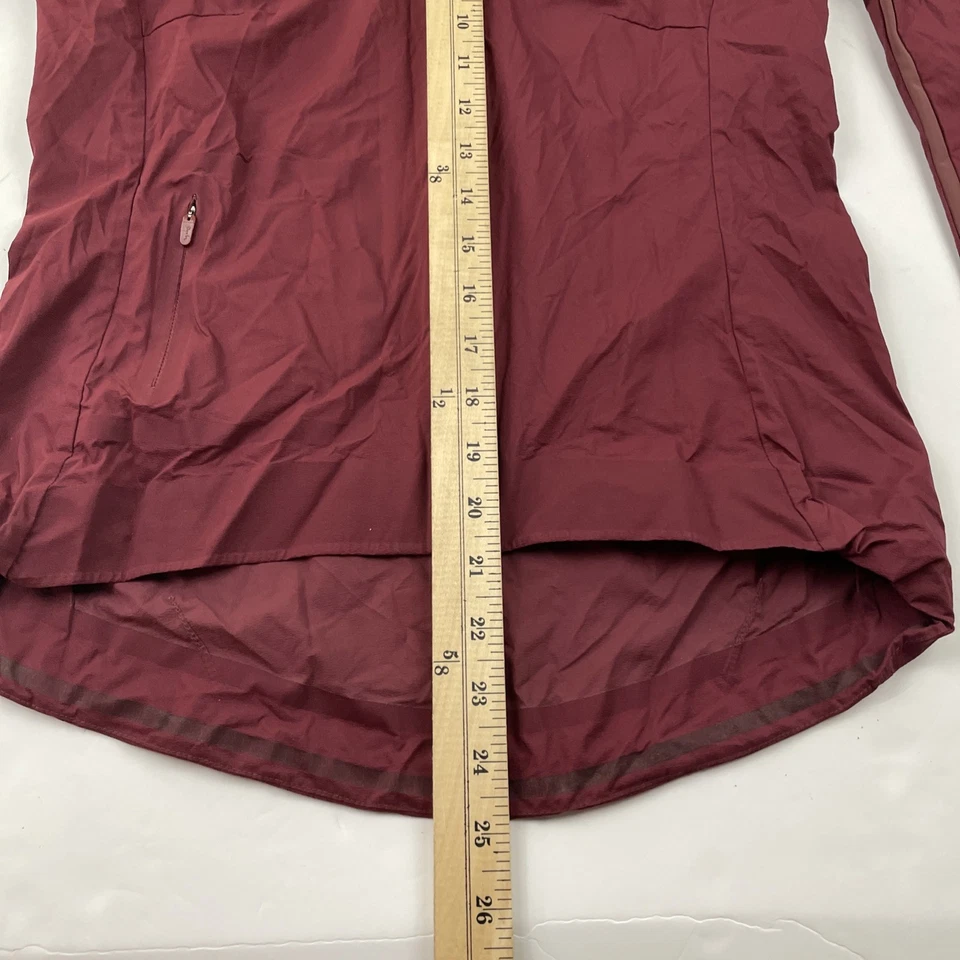 Chaqueta Rapha Classic Wind II para mujer XS ciclismo cremallera completa ligera granate Foto 4 de 4