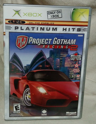 Project Gotham Racing 2 Original XBOX CIB Complete in Box Very Good Condition 