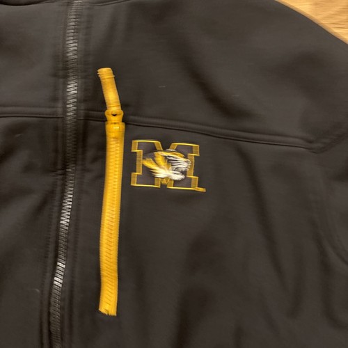 Giacca Missouri Tigers Mizzou Columbia uomo XL full zip ricamata pulita - Foto 3 di 10