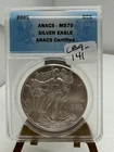 2009 American Silver Eagle Graded MS70 by ANACS  CB9-141