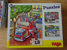 3 Puzzle Polizei Feuerwehr & Co, vollständig...