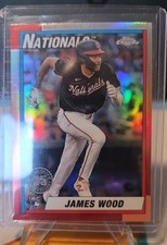 2025 Topps Chrome - 1990 Topps Baseball James Wood #90CB-15 (RC)
