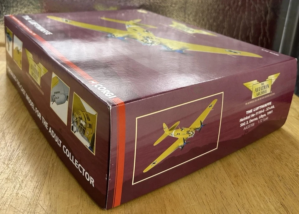 Corgi The Aviation Archive Heinkel He-111H-6 -S7+HA, StG 3 AA33708 1:72 Scale - Image 4 of 4