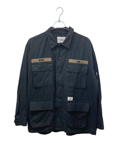 WTAPS JUNGLE LS 1 / SHIRT Size: 3 Men Black