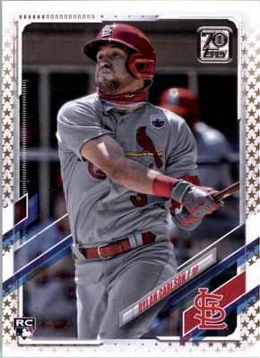 2021 Topps Factory Set Gold Stars #285 Dylan Carlson - BB