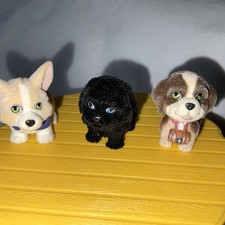 puppy in my pocket vintage Toys Figures 3 Dogs