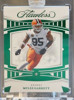 2025 Panini Flawless Myles Garrett Flawless Emerald Diamond #SF-MGT 5/5 SSP