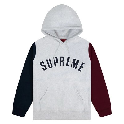 Supreme FW16 Tri Colour Arc Logo Hoodie Hooded Sweatshirt Size L