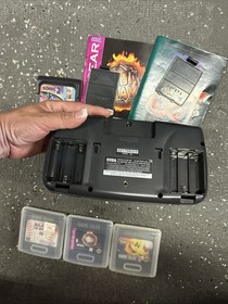 SEGA Game Gear Handheld System With 4 Games Black