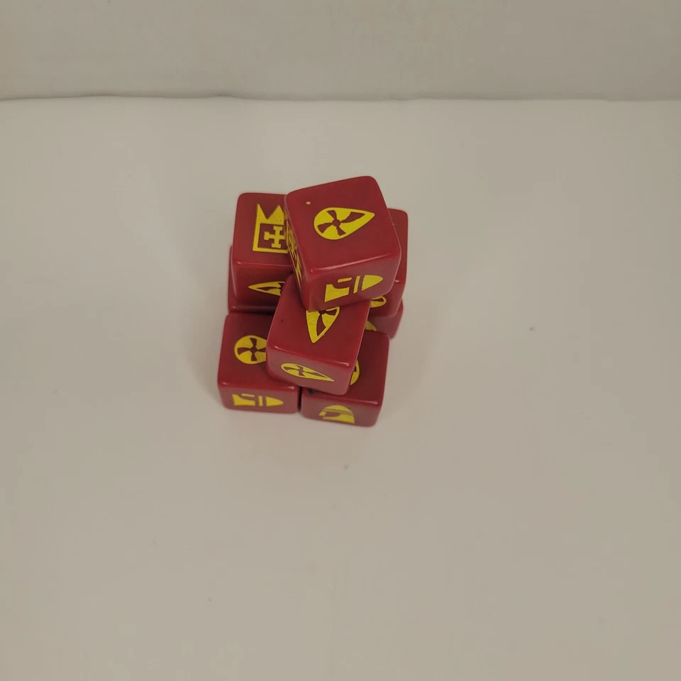 SD01 SAGA NORMANS JUEGO DE DADOS EDAD DE CRUZADAS/VIKINGOS Q TALLER PULIDO Foto 2 de 3