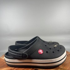 Crocs Crocband Clog Black White Womens 6 Mens 4