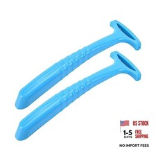 AKOAK 2 PCS Plastic Portable Pedicure Scraper, Removes Heel Calluses and Dead