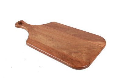 Ergonomic Acacia Wood Rectangle Serving Board with Handle