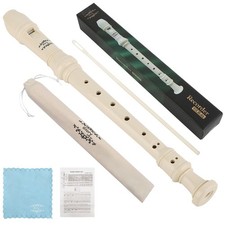 Glory Soprano Recorder Instrument for Beginner, German Fingering C Key Record...