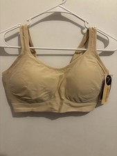 Truekind Women's Daily Comfort Wirefree Shaper Bra Beige Medium NWT