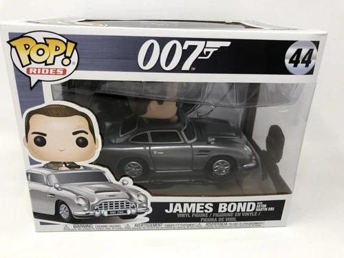 Funko POP! Movies James Bond 007 James Bond with Aston Martin DB5 #44 DAMAGED