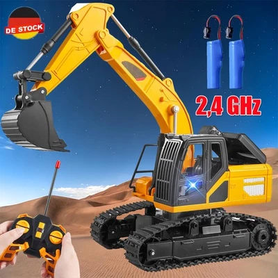 MARKENLOS Ferngesteuerter Bagger Spielzeug Kinder-RC Bagger Baggerspielzeug Spielzeugautos