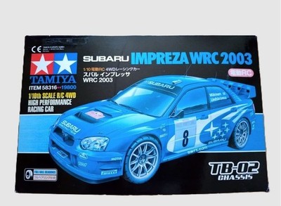 Tamiya 1/10 #58316 RC 4WD SUBARU IMPREZA WRC 2003 Montecarlo Model
