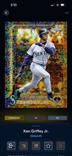 Ken Griffey Jr Digital Bunt Gilded Mini Diamond Base Legendary /50