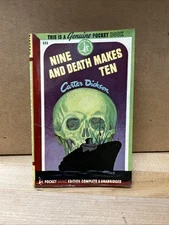 Nine And Death Makes Ten, Carter Dickson. Pocket Book Edition 1946. Box 269