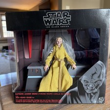 Star Wars Black Series Supreme Leader Snoke & Throne 6  Action Figure Hasbro New