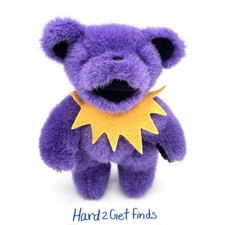 Vintage Grateful Dead Bear Plush Purple Jointed Liquid Blue Steven Smith 90s 10  