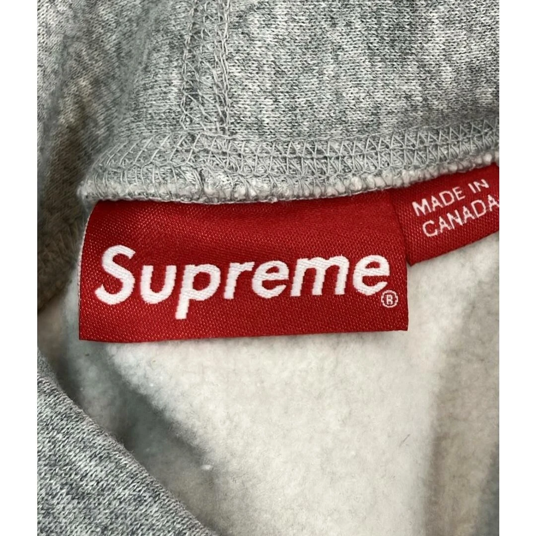 Supreme Logo Felpa con Cappuccio Uomo Taglia M Dettagli Danni Orlo Polsino: Sporco Dettagli Articolo: 81