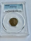 1914-D Lincoln Wheat Cent Penny Pcgs Fine 12