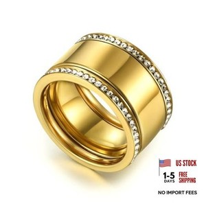 Authentic 3-Pack 14K Gold Plated Stacking Rings for Oura Ring Gen 4/Oura Ring 8 Golden