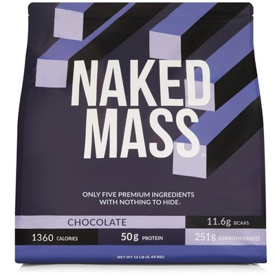 Chocolate Mass Gainer - All Natural Weight Gainer Protein Powder - 12LB Bulk