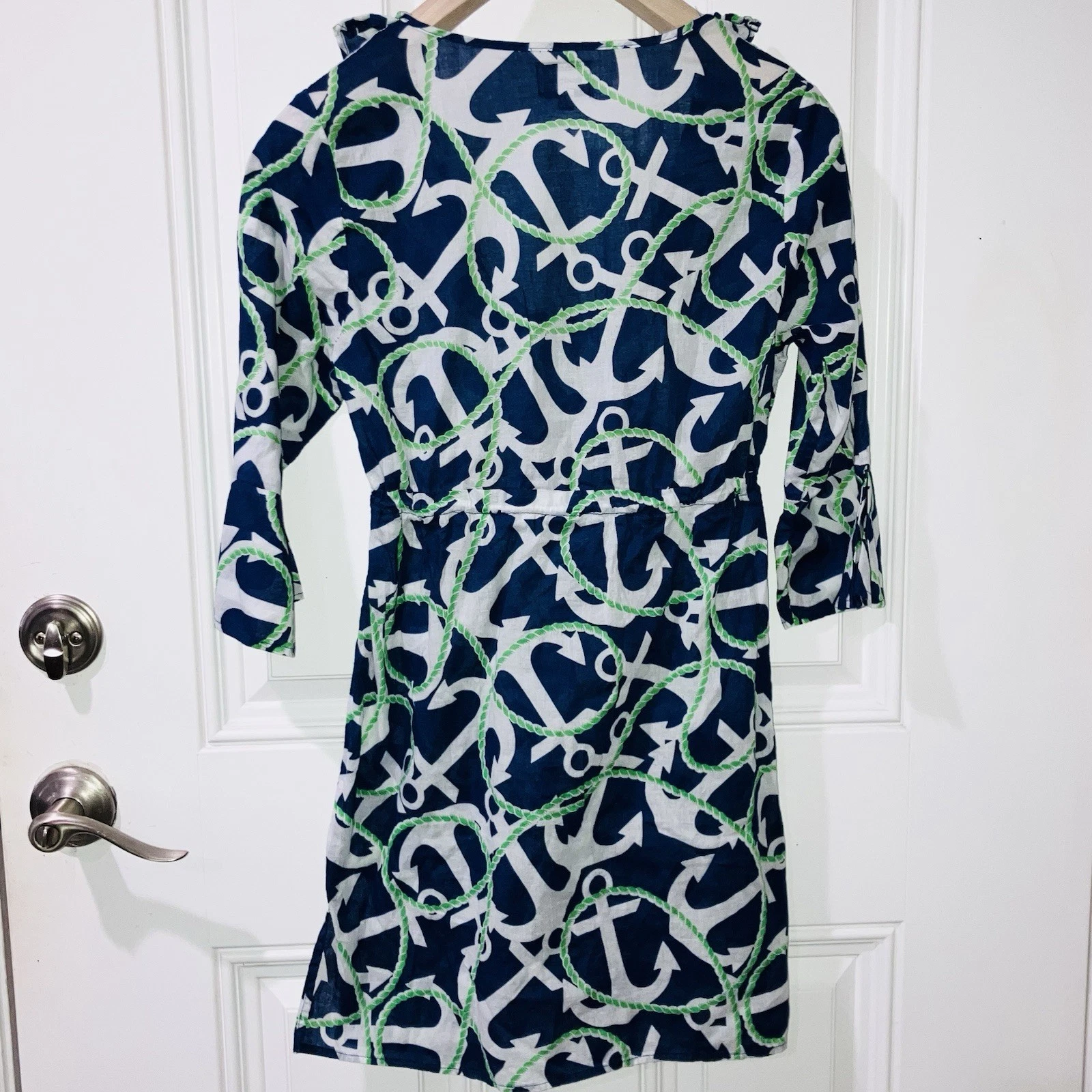 PALM ANGELS Mud Pie Anna Bell Anchors Aweigh tunica copricostume da bagno S marinaio nautico preppy