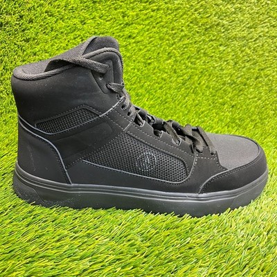 Volcom Evolve Skate Mens Size 11.5 Black Leather Composite Safety Toe Work Shoes