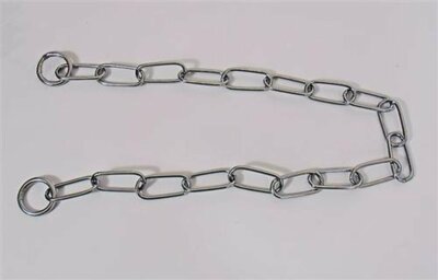 Hunter Hunde Halskette 85 cm, chrom, Trainings Würge Halsband Halsung Kette