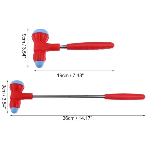 Cuerpo Masajeador con Dos Puntos Activación ABS Acero Inoxidable Rojo Azul - Imagen 4 de 7
