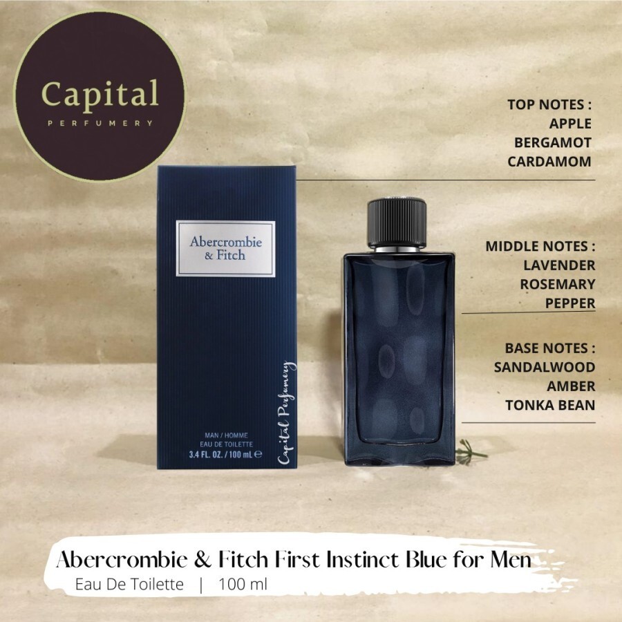 Abercrombie & Fitch - FIRST INSTINCT BLUE (MEN) EDT 100ML