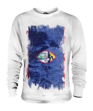GUAM GRUNGE FLAG UNISEX SWEATER TOP GU H N GUAMBAT GUAMANIAN SHIRT FOOTBALL