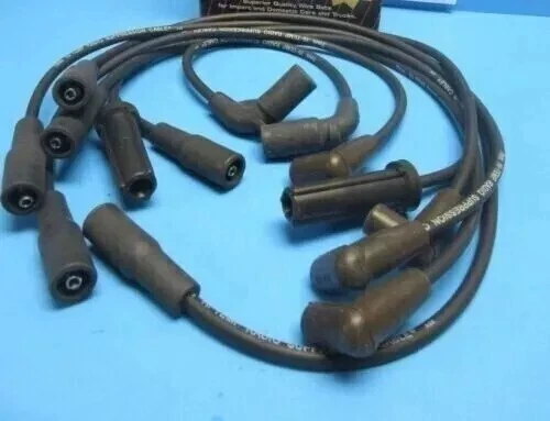 Juego de cables de bujías de alta temperatura para Chevy GMC Oldsmobile 4,3 L V6 7 mm GMC OEM #QW1251 Foto 4 de 4