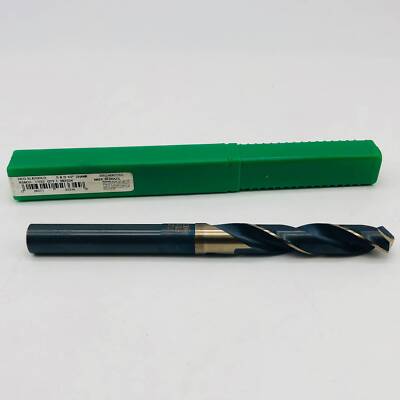 Precision 092334 17/32 Twist Drill Bit R56CO HCO Blk/Gold S&D 1/2'' Shank