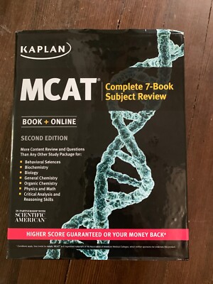 Kaplan MCAT Complete 7 Book Subject Review (2nd Edition) + Quicksheets