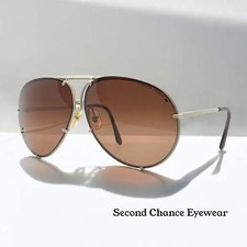 PORSCHE DESIGN by CARRERA 5623-Vintage White Aviator-Org. Brown Gradient Lenses