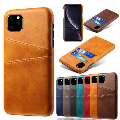 For iPhone 15 14 13 12 Pro Max 11 XR X 8 7 Leather Wallet Card Holder Case Cover
