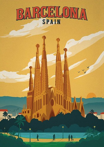 Vintage Travel Retro Posters PART 2 A4 A3 Prints Art Tourism Holiday Decor City - Picture 4 of 17