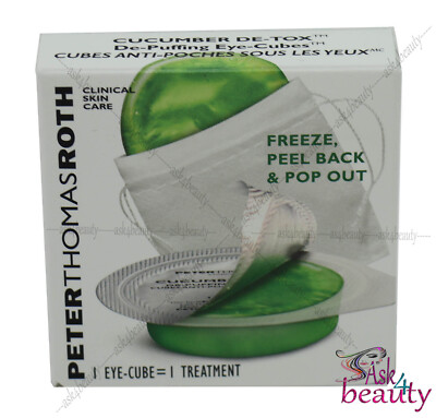 Peter Thomas Roth Cucumber De Tox De Puffing 1 Eye Cubes New In Box