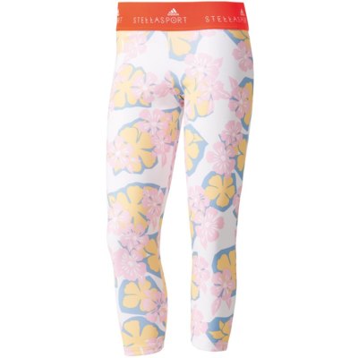 ADIDAS STELLASPORT 3/4 HAWAII Floral Sport TIGHTS AZ7770 S