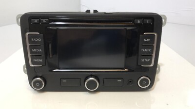 2007 VOLKSWAGEN GOLF GT SAT NAV RADIO HEAD UNIT 3C0035279M NO CODE F23 #082