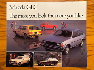 1980 Mazda GLC 1-page Sales Brochure & Fact Sheet - Nice Cond - #9999-92-0093-80
